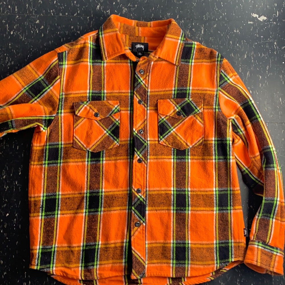 Stussy Flannel shirt size medium in great condition